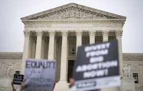 The U.S. Supreme Court building in Washington, D.C., on May 3. (Al Drago/Bloomberg)