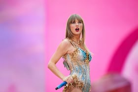 Taylor Swift performs at Wembley Stadium in June as part of her Eras Tour.