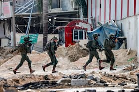 Israeli soldiers in Tulkarm, in the north of the occupied West Bank, on Thursday.