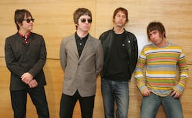 From left, Oasis members Gem Archer, Noel Gallagher, Andy Bell and Liam Gallagher in 2006.