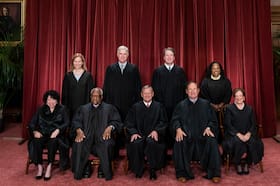 Members of the Supreme Court in October 2022. (Jabin Botsford/The Washington Post)